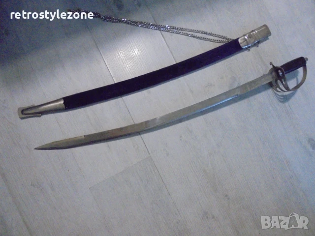 № 8104 стара индийска сабя с кания  – Ръчна изработка - Декоративна  - Колекционерска , снимка 2 - Антикварни и старинни предмети - 50741836