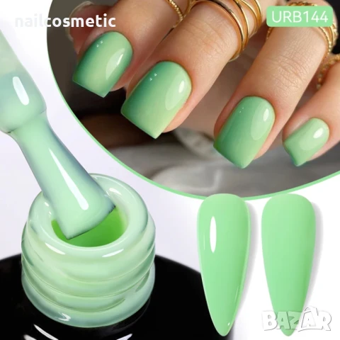 КАУЧУКОВА UV&LED БАЗА 2 В 1 КОЛЕКЦИЯ MACARON - UR SUGAR 7 мл бонбонени цветове, снимка 5 - Продукти за маникюр - 50592951