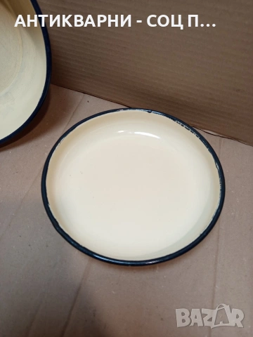 Комплект Соц Стари Емайлирани Български Съдове Купи. НОМЕР 1704., снимка 4 - Антикварни и старинни предмети - 53818669