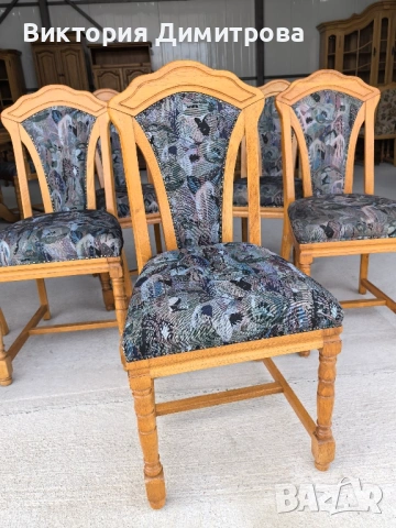 Комплект от 6 трапезни стола , снимка 3 - Столове - 53088188