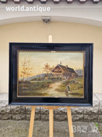 Превъзходна майсторска картина масло върху платно 