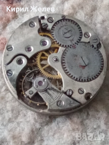 Механизъм с циферблат от стар ръчен часовник 52121, снимка 8 - Мъжки - 52270086