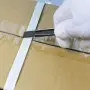 Алуминиев макетен нож с острие 12 mm, снимка 4