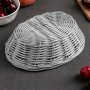 2703 Мини плетен панер Елипса, 17x14x5cm, снимка 3