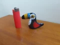 Колекционерска керамична фигура птица Тукан Бразилия, снимка 2