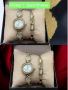 Дамски часовник с аксесоари или пръстен, гривна подарък 🎁 за всяка дама, снимка 2