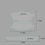 Защитен стикер за врата на кола AtomGuard + Стикери за Хонда, снимка 4