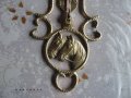 Уникален бронзов термометър с коне , снимка 7