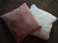 Нови розови възглавници плюш лукс 47/47см., снимка 5