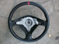 Волан, трилъчев, спортен - оригинален Аudi A3 - с дупчена кожа ! , снимка 1