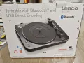 Lenco LBT-120BK грамофон с Bluetooth и USB запис – Audio-Technica, снимка 1