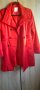Червено дамско палто, снимка 1 - Палта, манта - 41850074