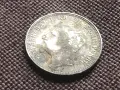 българска монета 1 левъ 1891г., снимка 4