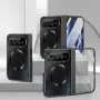 Xiaomi 18 Fold Магнитен Калъф, Електролитно Покритие, Твърдо Стъкло – Черен и Червен, снимка 9