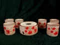 Японски сет керамика за фондю или саке., снимка 2