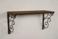 Конзоли , рафтодържачи стойки и ъгли за рафтове и етажерки от ковано желязо, снимка 4