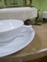 Чудесен антикварен авторски порцеланов двоен сет , снимка 3
