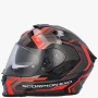 Мото Каска SCORPION EXO-1400 EVO II AIR LINART 2025 Red-black,очила, снимка 1