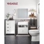 ПРОМОЦИЯ Многофункционален шкаф за баня – интелигентно решение за съхранение  VASAGLE LHC41W, снимка 2