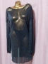2XL/3XL/4XL Ефирна рокля с брокатена нишка , снимка 7