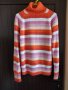блуза плетиво рае с поло яка размер М, снимка 1 - Блузи с дълъг ръкав и пуловери - 34490099