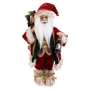 Коледна реалистична фигура Дядо Коледа с чувал и фенер, 45cm, снимка 1