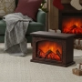 Декоративна LED камина с изкуствен пламък и звук – уют без риск и без отопление, снимка 2