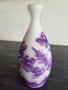 Красива ваза НАНСИ DAUM NANCY сецесион лилава реплика, снимка 4
