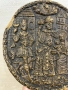 Антикварен восъчен плакет 1718 г, снимка 2
