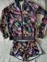 Дамски комплект Adidas Women's FLORAL Track + къси панталонки, снимка 2