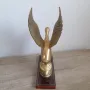 Бронзова фигура на патица, снимка 8