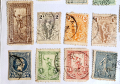 Лот пощенски марки, Гърция 1880/1905 г.