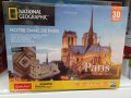 3D пъзел 128 части National Geographic CubicFun - Paris Notre Dame De Paris, снимка 1 - Игри и пъзели - 38718825