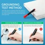 Тестер за Проводимост Тестер за Заземяване Тестер за Заземяваща Подложка Антистатична Сребърни Нишки, снимка 6