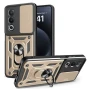 Oppo A80 5G / A3 Pro 5G Удароустойчив Ring Holder with Slide Camera Lid/ PC + TPU/ Kickstand Калъф и, снимка 2