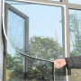 Мрежа против насекоми комари за прозорци Комарник с лепяща лента, снимка 1