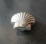Малка сребърна кутийка мида, снимка 4