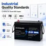 Батерия LIFEPO4 24V 100Ah - нова с 1година гаранция, снимка 2