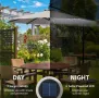 Висококачествен 3M Чадър с LED Светлини и UV Защита – Стилен Комфорт на Открито!, снимка 4