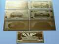 Сувенирни златисти банкноти долари , снимка 2