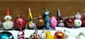 Стари стъклени новогодишни играчки, снимка 8