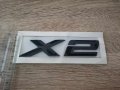 черна емблема BMW X2, снимка 3