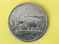 САЩ 25 цента 2006 г. (Р), North Dakota., снимка 1