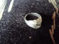 Сребърен пръстен с циркон номер 56, снимка 1