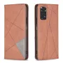 Xiaomi Redmi Note 12S 4G Rhombus Texture Magnetic Wallet Кожен Калъф и Протектор, снимка 3