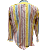 Мъжка риза NAPAPIJRI размер XL шарена райе, снимка 3 - Ризи - 44589680