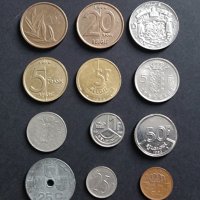 Монети. Белгия. Белгийски франк . 12 бр, снимка 1 - Нумизматика и бонистика - 41649459