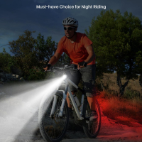 Велосипедни светлини Coicer за нощно каране, акумулаторни, супер ярки, снимка 3 - Аксесоари за велосипеди - 44651960