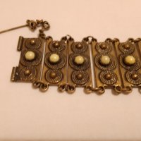 Старинна възрожденска бронзова гривна, снимка 7 - Антикварни и старинни предмети - 42170404