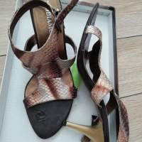 Дамски сандали естествена кожа, снимка 2 - Дамски елегантни обувки - 44806281